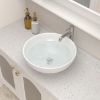 Picture of Round Vessel Sink - Logmey 16"x16" Modern