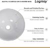 Picture of Round Vessel Sink - Logmey 16"x16" Modern