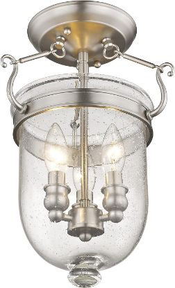 Picture of Livex Lighting  Jefferson 3 Light Brushed Nickel 