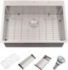 Picture of  Kitchen Sink, 31"x20"x10" Drop In Sink 16 Gauge Stainless Steel Single Bowl