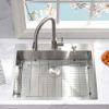 Picture of  Kitchen Sink, 31"x20"x10" Drop In Sink 16 Gauge Stainless Steel Single Bowl