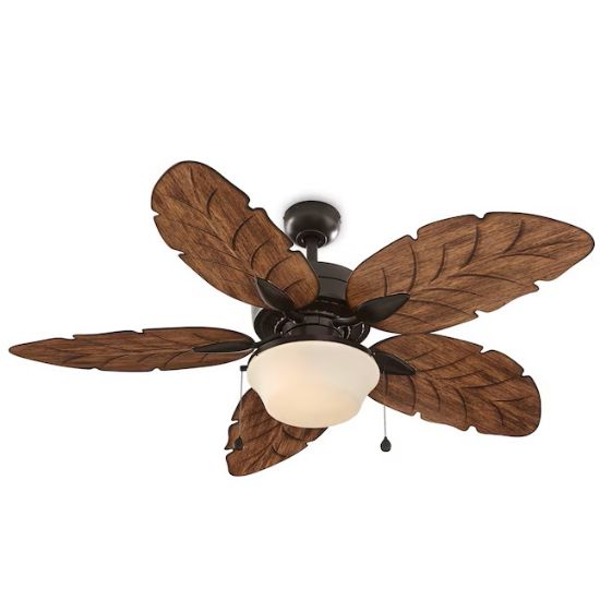 Picture of Harbor Breeze Waveport 52-in Weathered Bronze Indoor/Outdoor Ceiling Fan with Light (5-Blade)