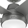 Picture of 52" Hunter Aerodyne 5-Blades Ceiling Fan, with Remote, Multi-Speed Reversible, LED Light Kit ($150 on Amazon)