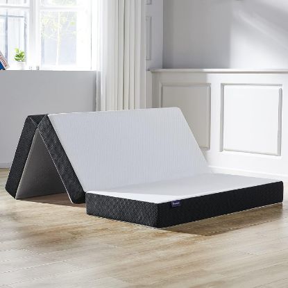 Picture of SECRETLAND Full Size 6" Folding Tri-fold Memory Foam Mattress with Washable Cover