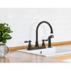 Picture of Project Source Gatebridge Oil Rubbed Bronze Double Handle Kitchen Faucet ($100 on Lowes)